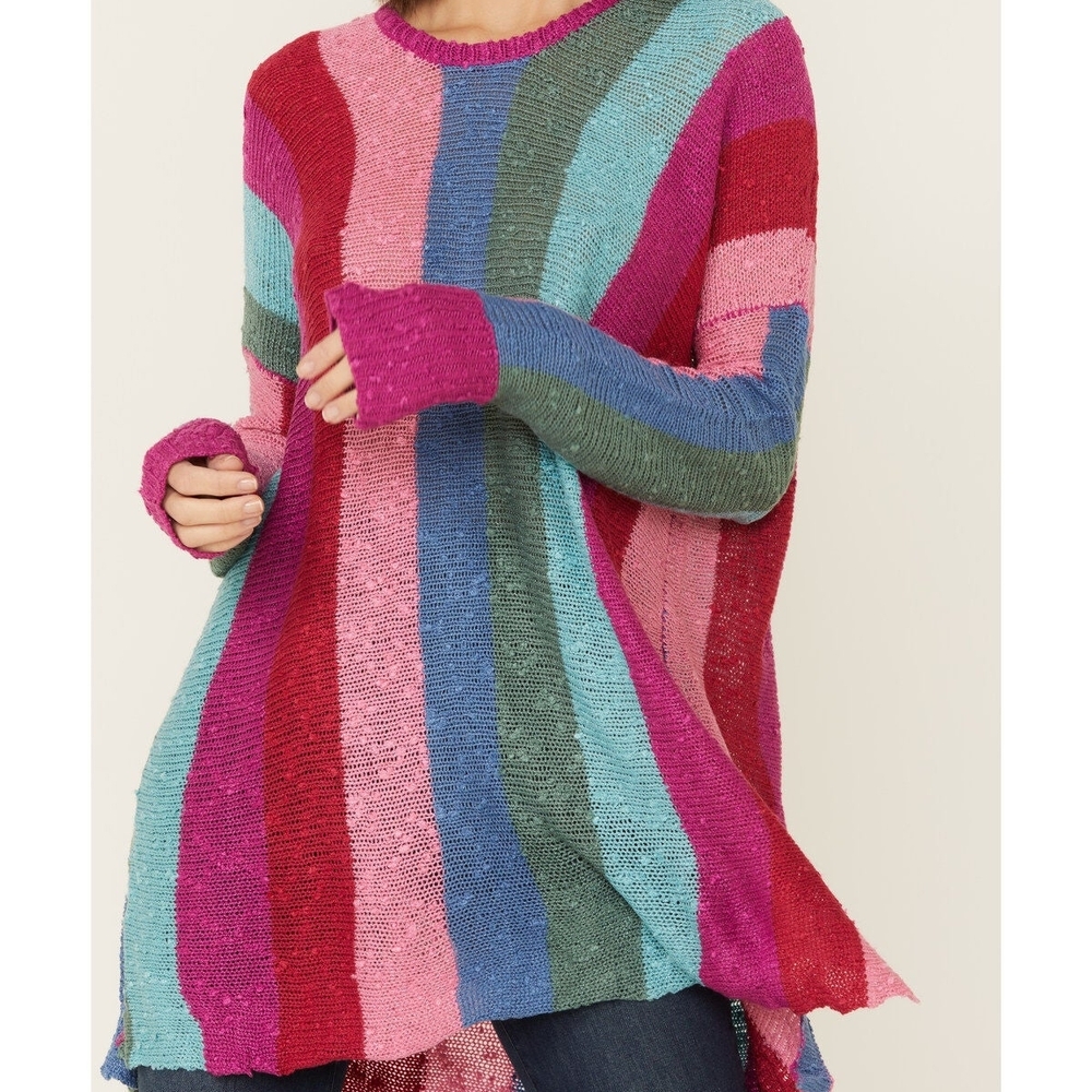 Show Me Your Mumu Women's Trina Madly Stripe Knit Sweater